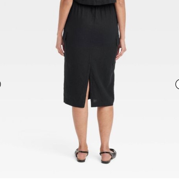 BNWT Linen Cargo Skirt - Picture 10 of 11